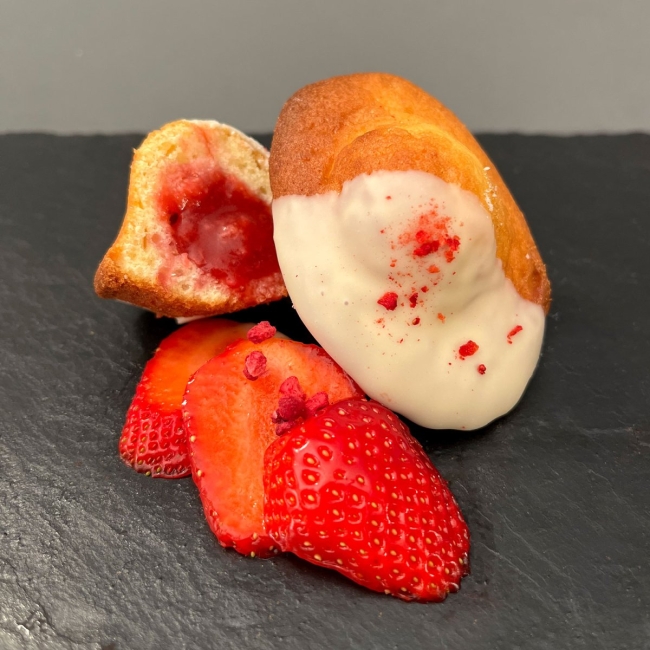 Coeur fraise (5 pièces)