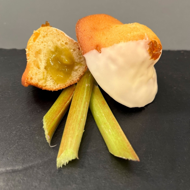 Coeur rhubarbe (5 pièces)